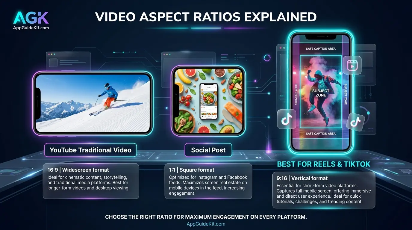 9:16 AI video format guide for Reels and TikTok